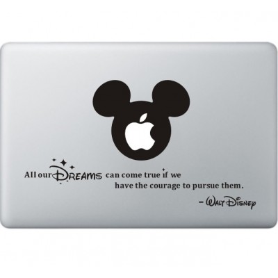All Your Dreams - Walt Disney MacBook Decal